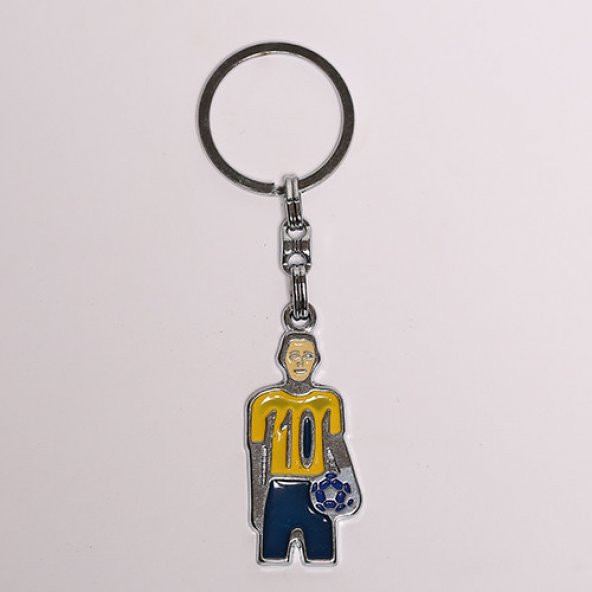 TARAFTAR 10 SAYILI ANAHTARLIK-(SARI-LACİVERT)633/MDL-1665 ürün görseli