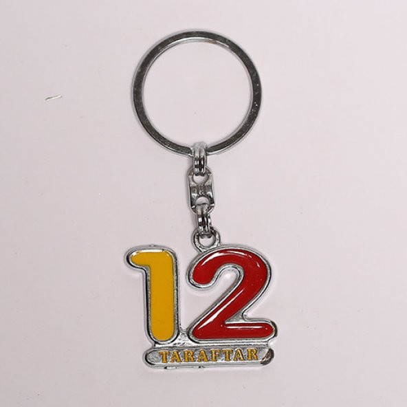 TARAFTAR 12 SAYILI ANAHTARLIK-(SARI-KIRMIZI)640/MDL-1666 ürün görseli 1