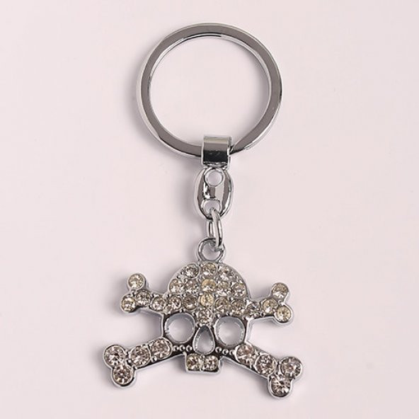 TAŞLI KURUKAFA TASARIMLI ANAHTARLIK652/MDL-1670 ürün görseli 1