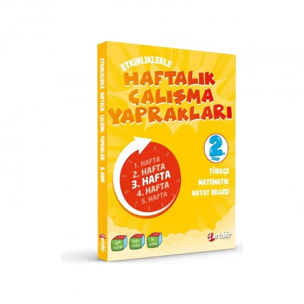Artıbir Yayınları 2. Sınıf Etkinliklerle Yeni Nesil Haftalık Çalışma Yaprakları - 1