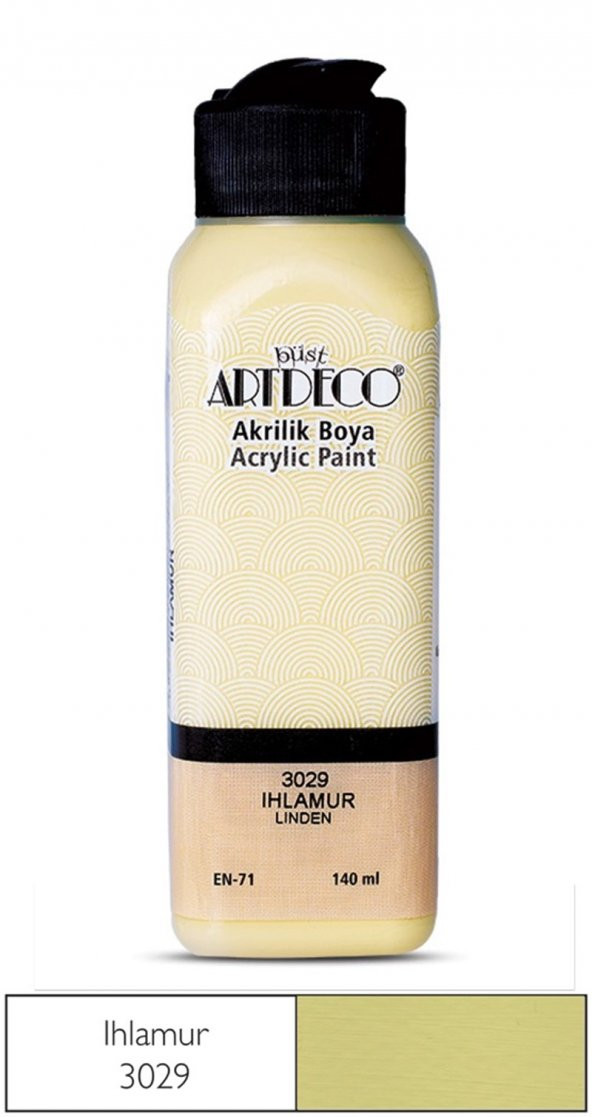 ARTDECO AKRILIK BOYA 140 ML IHLAMUR Y-070R-3029 - (1 Adet)