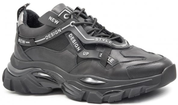 MARCOMEN 16346 Siyah Erkek Sneaker Ayakkabı