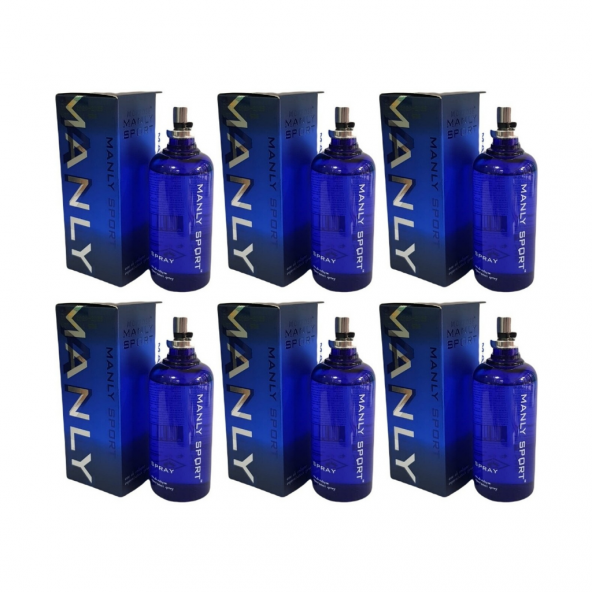 Manly Sport EDC 125 Ml Erkek Parfüm 6 Adet - 2