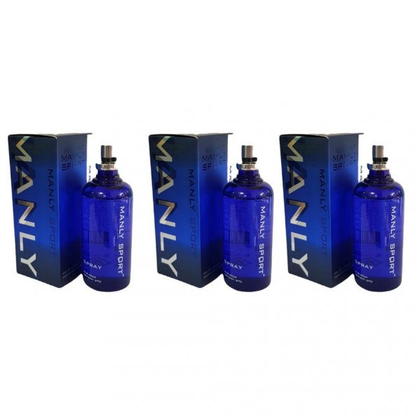 Manly Sport EDC 125 Ml Erkek Parfüm 3 Adet - 2