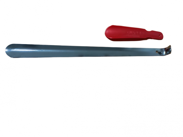 hagiki (2Lİ Set) 50 CM Krom Çelik Ayakkabı Çekeceği VE 18CM Plastik Kerata (2Lİ Set)