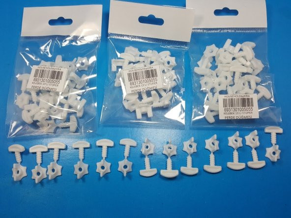 gik Kelebek Model Perde Düğmesi Perde Stoperi 15 adetli