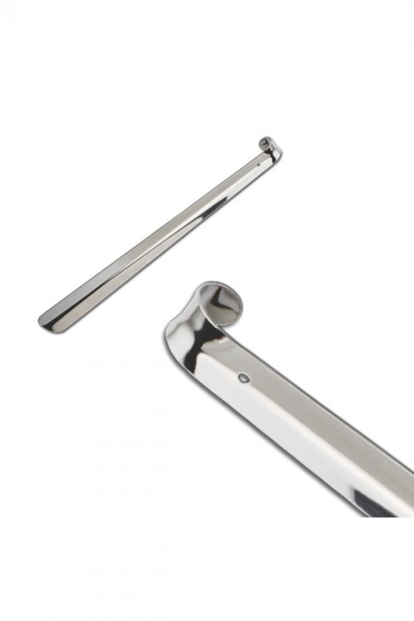 hagiki 40cm Kerata Ayakkabı Çekeceği Metal Kalın Çelik Kerata Krom Paslanmaz Çelik 40 cm Ayakkabı - 2