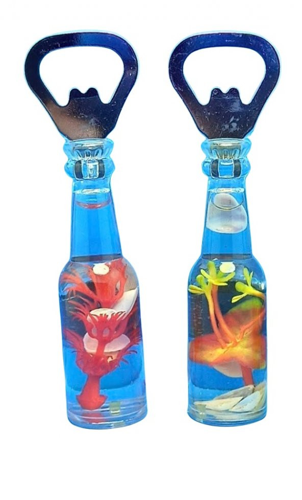 hagiki ( 2Adet) Sulu Mıknatıslı Gazoz Soda Ve Meşrubat Kapağı Açacağı Dekoratif Ürünler( 2Adet)