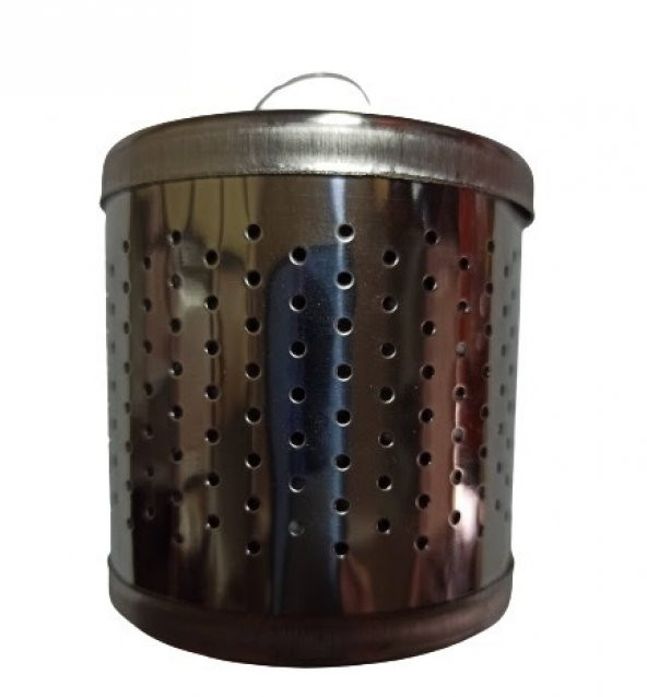 hagiki (1 Adet) Büyük Boy Metal Çaydanlık İçi Kapaklı Süzgeç Çay Demleme Süzgeci (1 Adet)