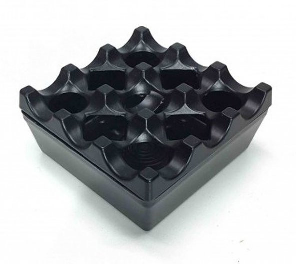 gik Izgara Modeli Kare Plastik  Köşeli Kokusuz küllük Kül Tabağı