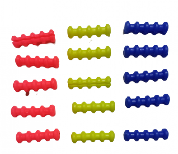 hagiki (1 adet) 15 Adetli Uzun Boncuk Model Bisiklet Süsü Jant Süsleme (1 adet)