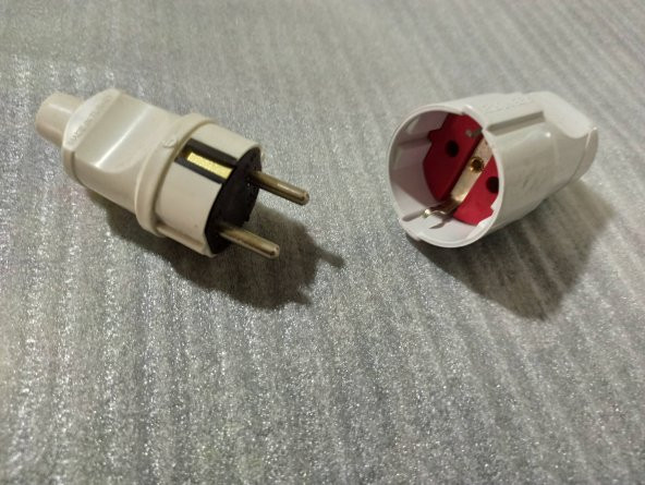 hagiki (2li set) Topraklı Erkek Fiş Ve Topraklı Dişi Fiş (2li set)