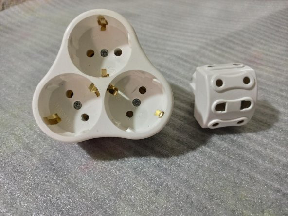 hagiki 2 li set golyat 3 Gözlü Topraklı Golyat ve 5 Gözlü topraksız Priz Çoğaltıcı Set