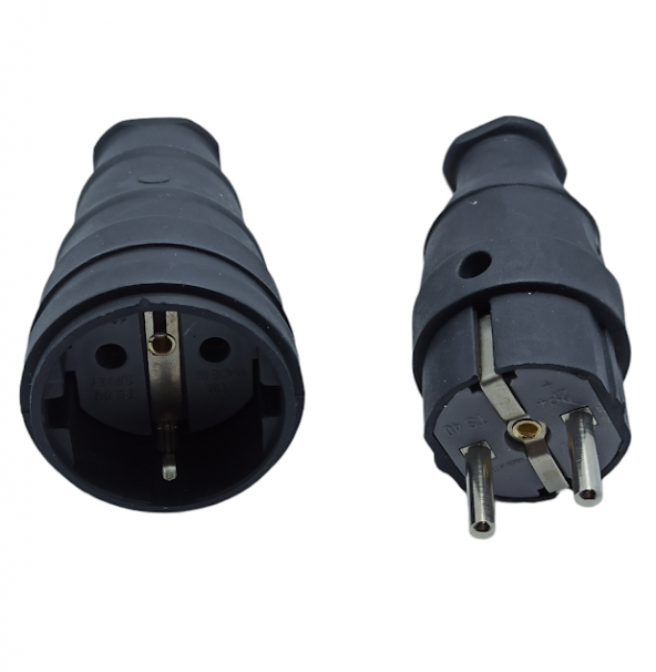 hagiki Kauçuk Topraklı Fiş Dış Mekan Erkek Ve Dişi (1 Set)