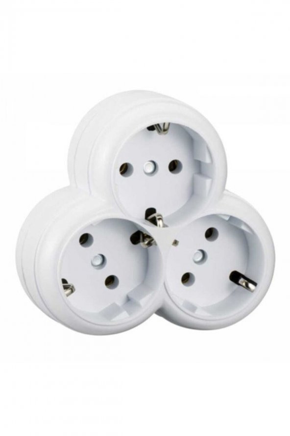 hagiki 3lü Topraklı Golyat Grup Priz Çoğaltıcı (1 adet)