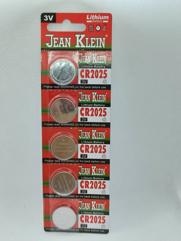 gik Cr2025 3V Lithium 5Li Kartela CR2025 Düğme Pil - 2