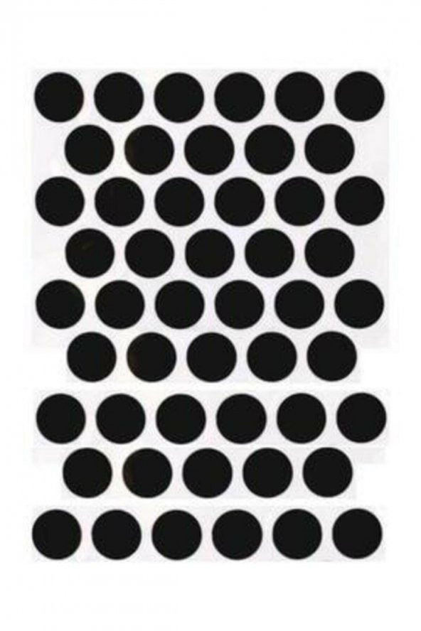 hagiki Siyah Vida Kapatıcı Sticker mobilyada vida görünmesini engelleyen sticker