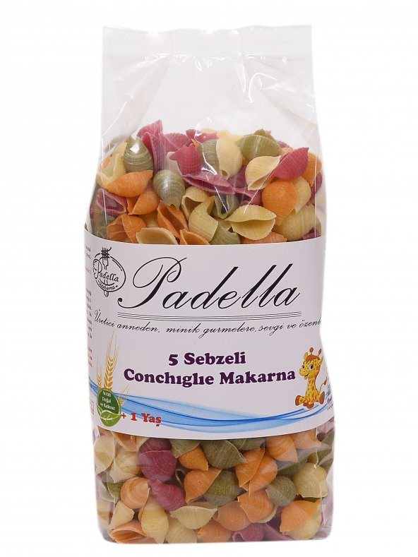 Makarna Conchıglıe midye   5 Sebzeli 300 Gr