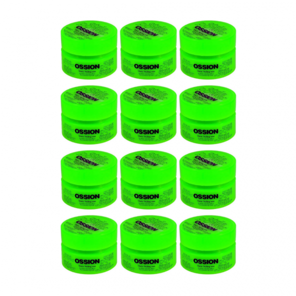 Ossion Saç Şekillendirici Mat Wax 100 Ml 12 Adet - 2