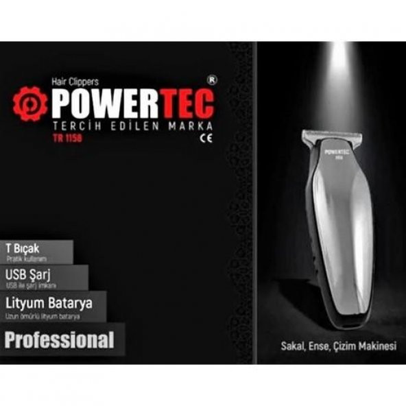 Powertec Tr 1158 Saç Sakal Tıraş Makinesi - 3