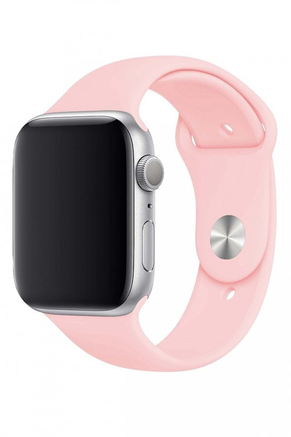 Apple Watch Seri 7 6 5 4 3 2 Se 42MM / 44MM / 45MM Uyumlu Spor Silikon Kordon
