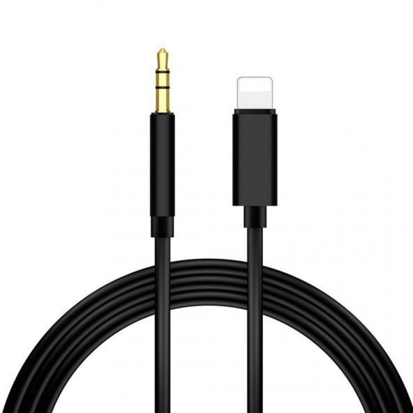 Apple Lightning Aux Kablosu 3.5 Mm Jak Kablo Altın Uçlu (549475126)