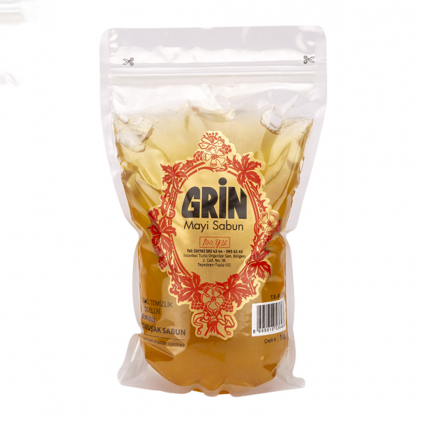 GRİN 1 kg Ekolojik Arap Sabunu (Kilitli Poşet)