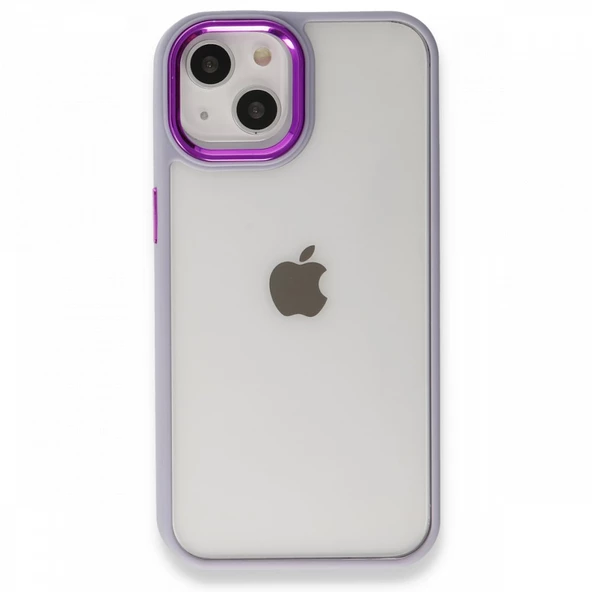 iPhone 14 Plus Kılıf Luna Lens Kamera Çerçeveli Silikon Kapak - 10