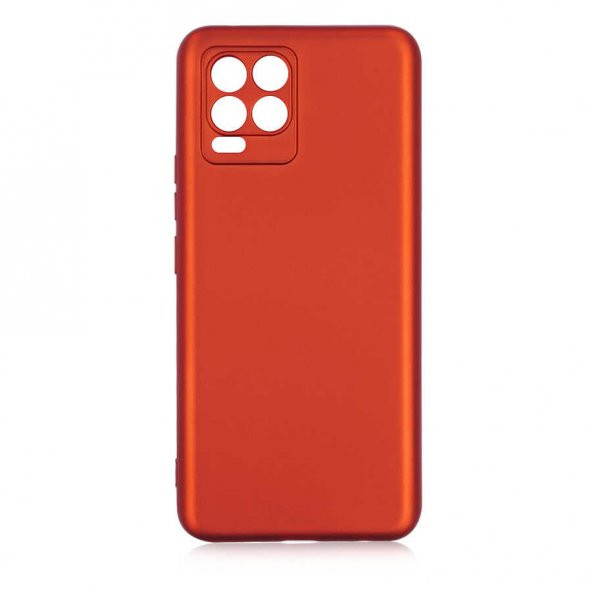 Realme 8 Pro Premier Silikon Arka Kapak Kılıf Kırmızı