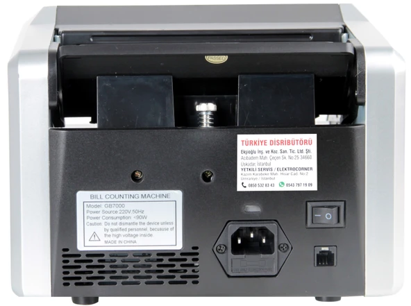 Baove GB7000B Karışık Para Sayma Makinesi - TL - Euro - Usd - Türkçe Sesli Uyarı + Müşteri Ekranı - 5