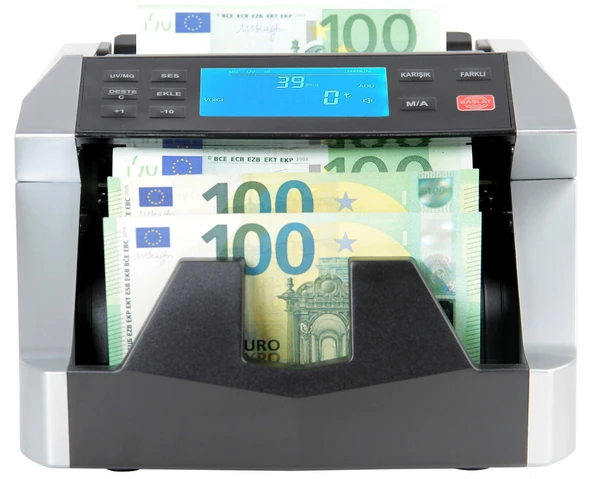 Baove GB7000S Karışık Para Sayma Makinesi - TL - Euro - Usd - Türkçe Sesli Uyarı + Müşteri Ekranı - 3