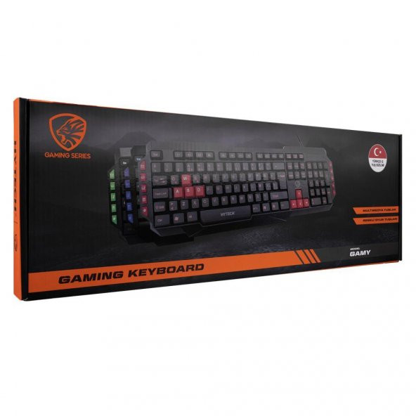 HYTECH HYK-46 GAMY GREEN USB MAVI Q GAMING KLAVYE - 5