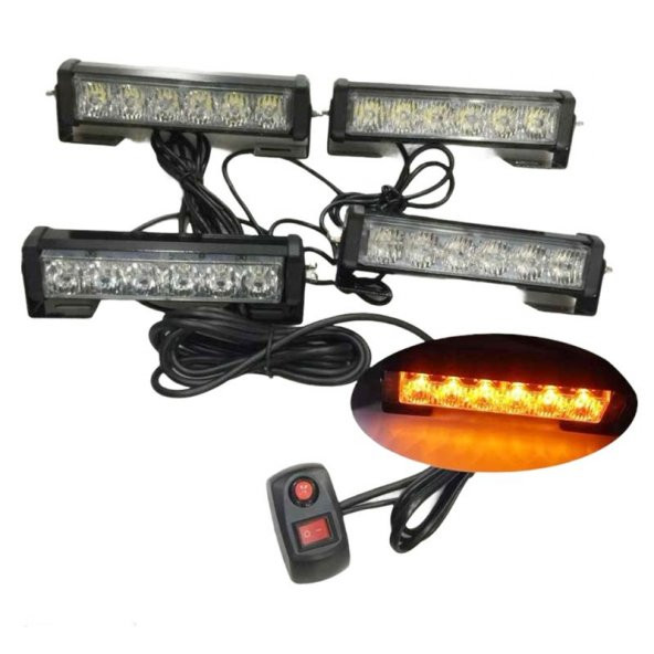 Power Ledli Çakar Lamba 4Lü Sarı 12V Lapa194-1