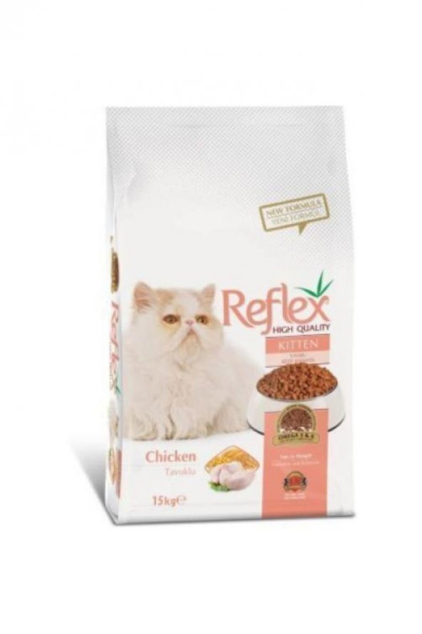 Reflex Reflex Tavuklu Yavru Kedi Maması 15 Kg