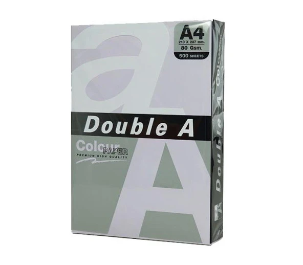 Double A Renkli Kağıt 500 LÜ A4 80 GR Pastel Lavanta (1 Top 500 Adet Kağıt)