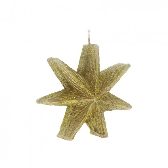 3x11cm Yılbaşı Mumu Yıldız Mum - 4