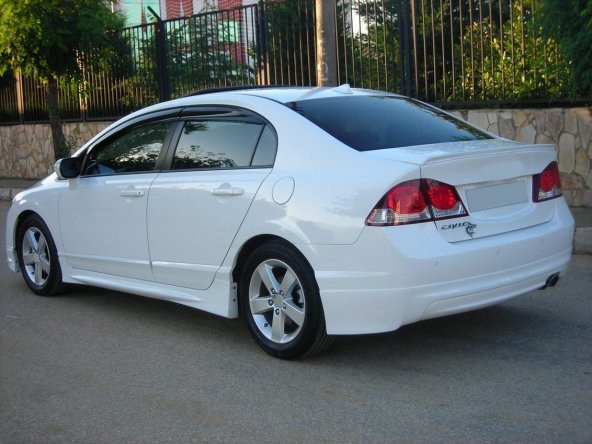 Honda Civic Fd6 Bagaj Üstü Spoiler Beyaz Boyalı