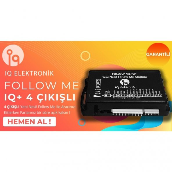 Iq Follow Me Home 4 Çıkışlı Far Ve Sis İçin Kullanım - 5
