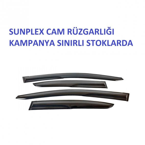Sunplex Renault Symbol 1998-2006 Cam Rüzgarlığı-