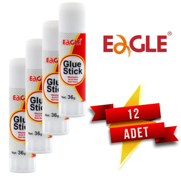 Eagle Glue Stick Yapıştırıcı 36 gr (TY310-36D) 12 Adet