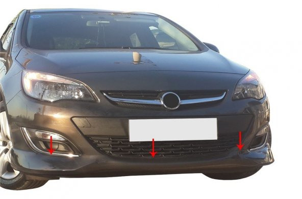 Opel Astra J Sd/Hb Ön Tampon Altı (Facelift) Fiber 2010 Ve Sonrası