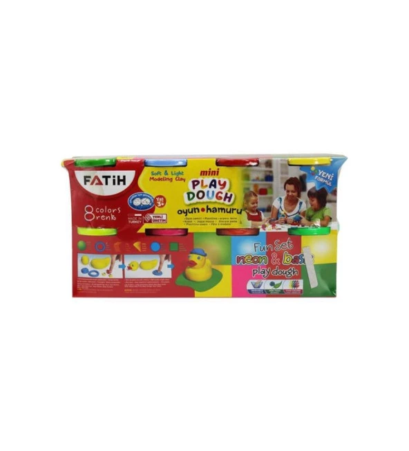 Fatih Oyun Hamuru Mini 8 Renk 400 GR 50630
