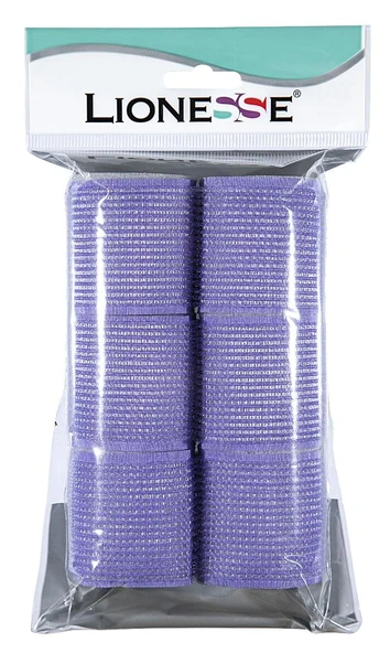 Lionesse Bigudi 1114 Süngerli Mor 6lı Paket 3 Adet - 2