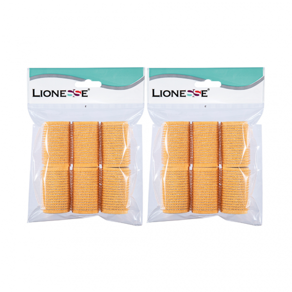 Lionesse Bigudi 1112 Süngerli Turuncu 6lı Paket 2 Adet