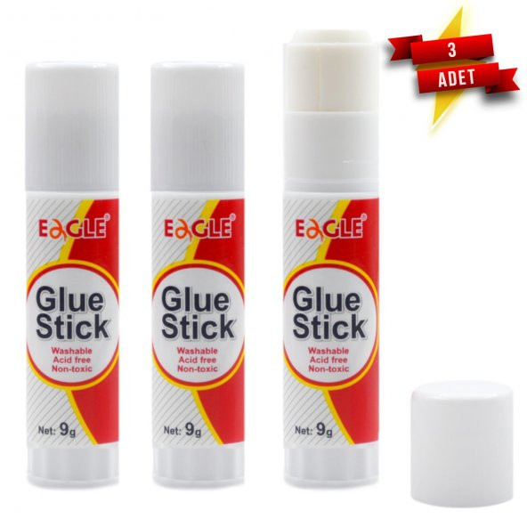Eagle Glue Stick Yapıştırıcı 9 gr (TY310-9D) 3 Adet