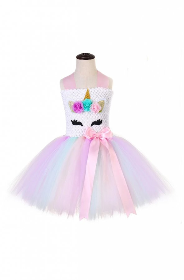 Unicorn,Tütü Elbise Unicorn Kız Çoçuk Elbise Doğum Günü Unicorn Tütü Elbise,