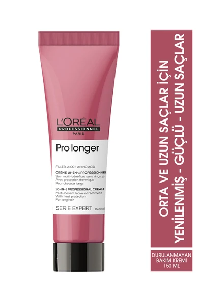 Loreal Professionnel Serie Expert Pro Longer Saç Boy Ve Uçlarını Yenileyen Durulanmayan Bakım Kremi 150 Ml ürün görseli