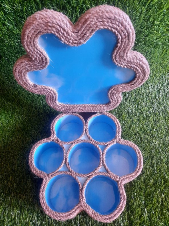 El Yapımı Dekoratif Çok Amaçlı Hediyelik Kutu, Dekor Kutusu, Takı Kutusu, Anahtar kutusu - 2