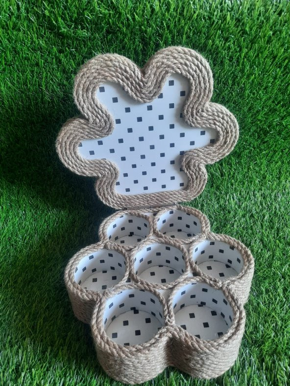 El Yapımı Dekoratif Çok Amaçlı Hediyelik Kutu, Dekor Kutusu, Takı Kutusu, Anahtar kutusu - 2