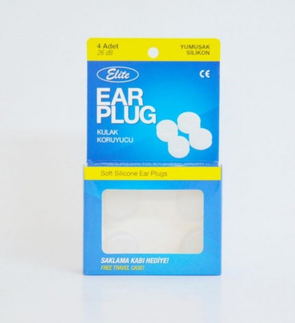 Kulak Tıkacı Silikon 4lü Elite Plug 8693086100027
